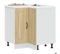 Meuble bas | Armoire Buffet de cuisine BONNIE | Armoire d'angle - de cuisine Kalmar chêne sonoma | bois ingénierie - BELLE