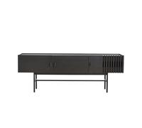Meuble bas Array 150cm black lacquered metal base