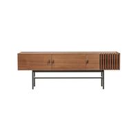 Meuble bas Array 150cm black lacquered metal base