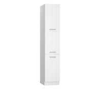 Meuble bas de cuisine avec 3 portes coloris blanc- longueur 40 x profondeur 56 x hauteur 213 cm - PEGANE - Blanc