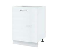 Meuble bas de cuisine Bellissi Blanc 1 porte L 60 cm - Cuisineandcie