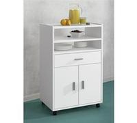 Meuble bas de cuisine coloris Blanc - Longueur 60 x profondeur 40 x hauteur 90 cm -PEGANE- Blanc G