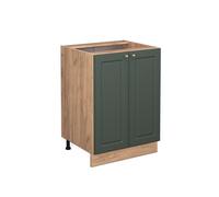 Vicco Meuble Bas de Cuisine Fame-Line, Vert Or Campagne, 60cm sans PT, à Combiner avec d'autres modules de la série Fame-Line