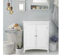 Meuble bas de rangement salle de bain, Teamson Home, blanc, 66 X 33 X 81