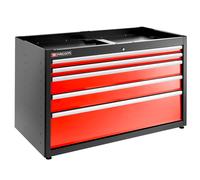 Meuble bas double 5 tiroirs 1269 x 421 mm rouge - FACOM - JLS3-MBD5T