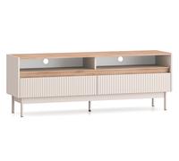 Meuble Bas Dunea Pour TV 154x40x55cm Cashmere Chêne Cremona Torro