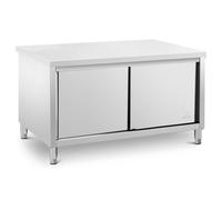 Meuble bas en inox - 160 x 80 cm - 500 kg - Royal Catering RCAT-160/80