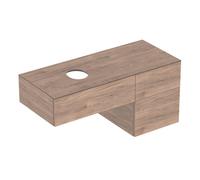 Meuble bas Geberit VariForm pour lavabo à poser, trois tiroirs,