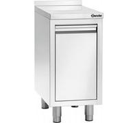 Meuble Bas Inox Avec Dosseret - Profondeur 700 mm - Bartscher - 700Basculante inox G