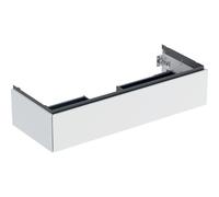 Meuble bas pour lavabo Geberit ONE 1 tiroir L120cm P47cm Blanc mat - GEBERIT 505.075.00.2