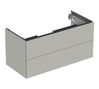 Meuble bas pour lavabo Geberit ONE 2 tiroirs L105cm P47cm Greige - GEBERIT 505.264.00.7