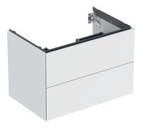 Meuble bas pour lavabo Geberit ONE 2 tiroirs L75cm P47cm Blanc mat - GEBERIT 505.262.00.2