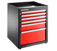 Meuble bas simple 6 tiroirs 569 x 421 mm rouge - FACOM - JLS3-MBS6T
