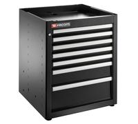 Meuble bas simple 7 tiroirs 569 x 421 mm noir - FACOM - JLS3-MBS7TBS