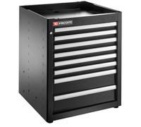 Meuble bas simple 8 tiroirs 569 x 421 mm noir - FACOM - JLS3-MBS8TBS