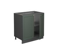 Meuble bas sous-évier Fame-Line, 80cm avec étagère, PT Chêne, Vert Or Campagne/Anthracite, Vicco 45745