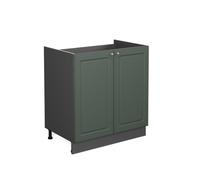 Meuble bas sous-évier Fame-Line, 80cm sans PT, Vert Or Campagne/Anthracite, Vicco 37990