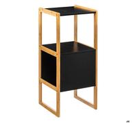 Meuble bas sous lavabo ""Naturéo"" noir - 5 five simply smart