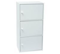 Meuble blanc à portes WERKA PRO 3 portes (80 x 40 x 29 cm)