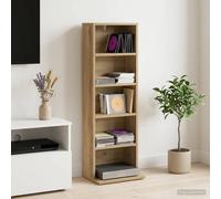 Meuble CD Bois d'ingénierie à d'intérieur Cabinet avec étagère amovible vidaXL v