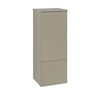 Meuble central Antao K44100HK Villeroy und Boch x 103,9 x 35,6 cm, plan vasque laqué, gris pierre laqué mat