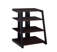 Meuble Chaine HiFi Armoire de Composants Audio/vidéo À 3/4 Niveaux Media Stand, Meuble Audio Visuel en Bois et Acier Support, pour Vinyle Meuble Audio Vidéo(60 * 50 * 80cm/23.6 * 19.7 * 31.5in)