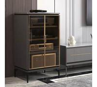 Meuble Chaine HiFi Armoire de Composants Audio/vidéo a 4 Niveaux, Support de Stockage Composants Audio Multicouche, Vidéo Armoire d'équipement(White)