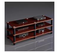 Meuble Chaine HiFi Support HiFi, Racks et Supports stéréo élégants pour la Maison, Armoire pour Composants Audio/vidéo, Étagère Audio-vidéo Moderne pour Salon(C,3 Tier)