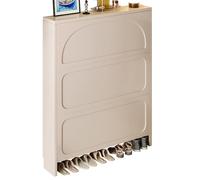 Meuble Chaussure Étagère À Chaussures pour Entrée Meuble Étroit de 17/24cm Étagères Réglables Profondeur de 34cm Rangement pour Chaussures pour Entrée(100 * 24 * 118cm)