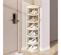 Meuble Chaussure, Rangement Vertical pour Chaussures, Étagère À Chaussures Haute sur Pied, Tour D'étagère Peu Encombrante, pour Petits Espaces, Entrée, Coin, Porte de Placard, Chambre À Coucher (Size
