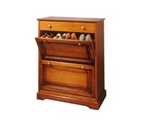 ACTUAL DIFFUSION Alsace Meuble à Chaussures Merisier Louis Philippe, Bois, 41x82x102,5 cm