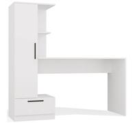 Meuble classeur COSMO 1 blanc - dossier suspendu, profondeur 50 cm, meuble de bureau