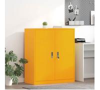 Meuble classeur - meuble dossier suspendu - meuble rayonnage Vidaxl Armoire de rangement Jaune moutarde 90 x 40 x 105 cm