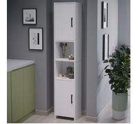 Meuble colonne de cuisine Rautrina 180 x 35 x 30 cm blanc
