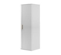Meuble Colonne de Salle de Bain Suspendu GLAMOUR - Blanc - 35 x 139 cm