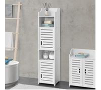 Meuble Colonne Pour Salle De Bain Mora 135 x 32 x 32 cm Blanc