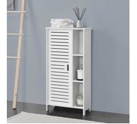 Meuble Colonne Vansbro pour Salle de Bain à 3 Niveaux 96 x 48 x 24 cm Blanc