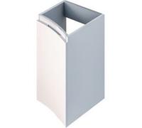 Meuble complément sous vasque l.34 cm, blanc mat, version gauche, Vague