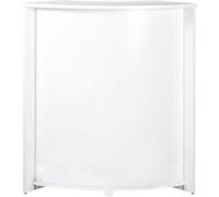SIMMOB Meuble Comptoir Bar 96 cm Blanc 3 Niches - Blanc