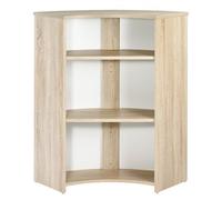 Meuble-Comptoir Bar Chêne 3 Niches 96,7 x 104,8 x 44,9 cm - Tour Eiffel 750 751 - L 96.7 x l 44.9 x H 104.8 cm