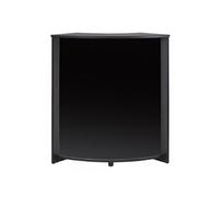 SIMMOB Meuble Comptoir Meuble Bar 96 cm Face Noire 3 Niches 96,7 x 104,8 x 44,9 cm - Noir