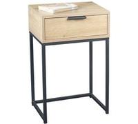 Meuble console, table console avec 1 tiroir en bois coloris chêne et métal noir - longueur 40 x profondeur 40 x hauteur 50 cm - PEGANE - https://www.fnac.com/mp50029109/Meuble-console-table-console-avec-1-tiroir-en-bois-coloris-chene-et-metal-noir-longueur-40-x-profondeur-40-x-hauteur-50-cm-PEGANE/w-4?oref=762115e3-b64d-0b32-1e17-c96acf4e1461