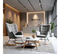 Meuble Cosy Chaise de Réunion Ergonomique et Confortable, Fauteuil de Salle de Conférence et Espace de Détente, Design Moderne pour Bureau et Salle d’Accueil