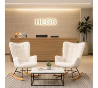 Meuble Cosy Chaise de Réunion Ergonomique et Confortable, Fauteuil de Salle de Conférence et Espace de Détente, Design Moderne pour Bureau et Salle d’Accueil, Bouclette