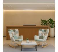 Meuble Cosy Chaise de Réunion Ergonomique et Confortable, Fauteuil de Salle de Conférence et Espace de Détente, Design Moderne pour Bureau et Salle d’Accueil