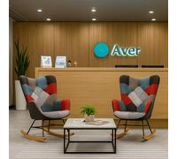 Meuble Cosy Chaise de Réunion Ergonomique et Confortable, Fauteuil de Salle de Conférence et Espace de Détente, Design Moderne pour Bureau et Salle d’Accueil