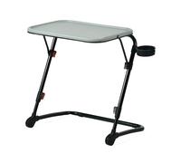 Meuble Cosy Table de lit Support pour Ordinateur Tablette pour Prdinateur Portable Plateau Réglable Lapdesks Pliable sans Assemblage, Gris, 54x38x71.5cm