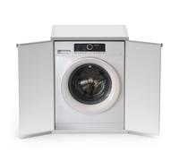 Mongardi Meuble pour machine à laver 7827C98 – Housse 2 portes en résine Blanc