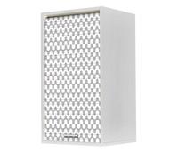 Meuble Cuisine Blanc 40x72 Face Imprimée - Vagues Grises 810 - L 40 x l 35 x H 72 cm