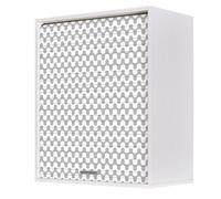 Meuble Cuisine Blanc 60x72 Face Imprimée - Vagues Grises 810 - L 60 x l 35 x H 72 cm